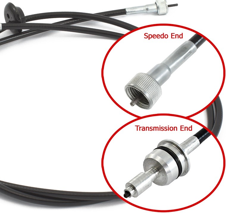 Speedometer Cable W Firewall Grommet Suit Borgwarner Auto 3 4 Speed Manual Valiant Hemi Performance
