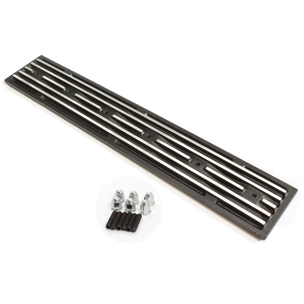 Cast Alloy Six Pack Side Plate : suit Hemi 6 (black powder coated)