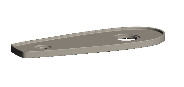 Reproduction Mirror Base Gasket (Plastic ):  suit VH/VJ
