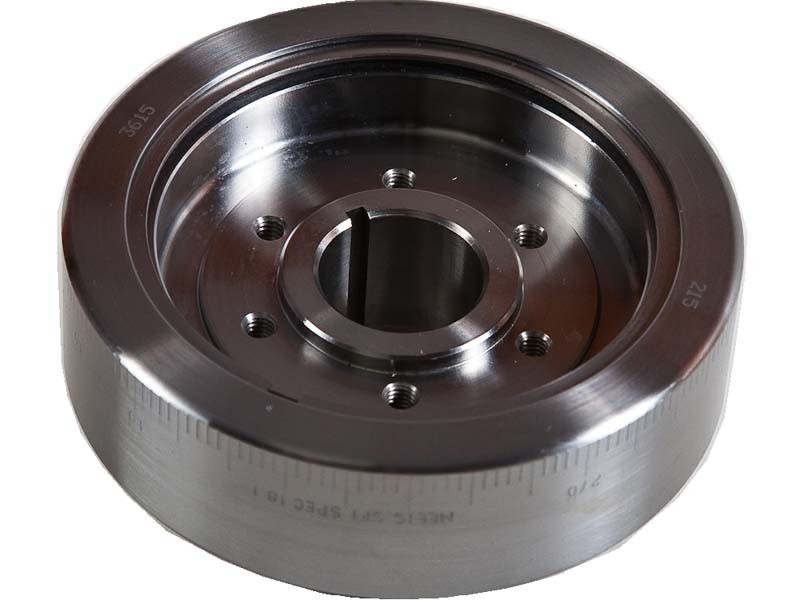 Romac Anodised Pro Series Harmonic Balancer : Steel/Alloy : suit Small Block LA 340 (Neutral Balance)