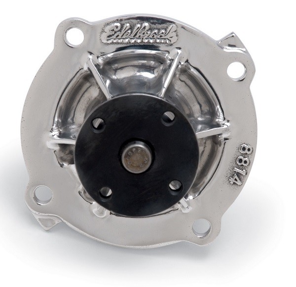 Edelbrock Victor Series Aluminium Water Pump (4 bolt) : Finish : Polished : Suit Big Block 361/383/400/426/440ci
