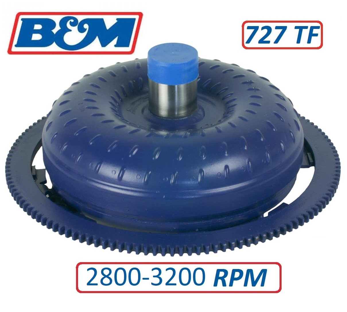 B & M Holeshot Hi Stall Torque Converter 2800 to 3200 rpm suit A727