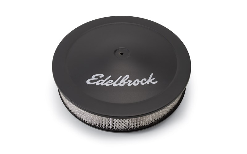 Edelbrock Pro-Flo Series Black Air Cleaner : 4 barrel, 14-inch (Edelbrock Part# 1223)
