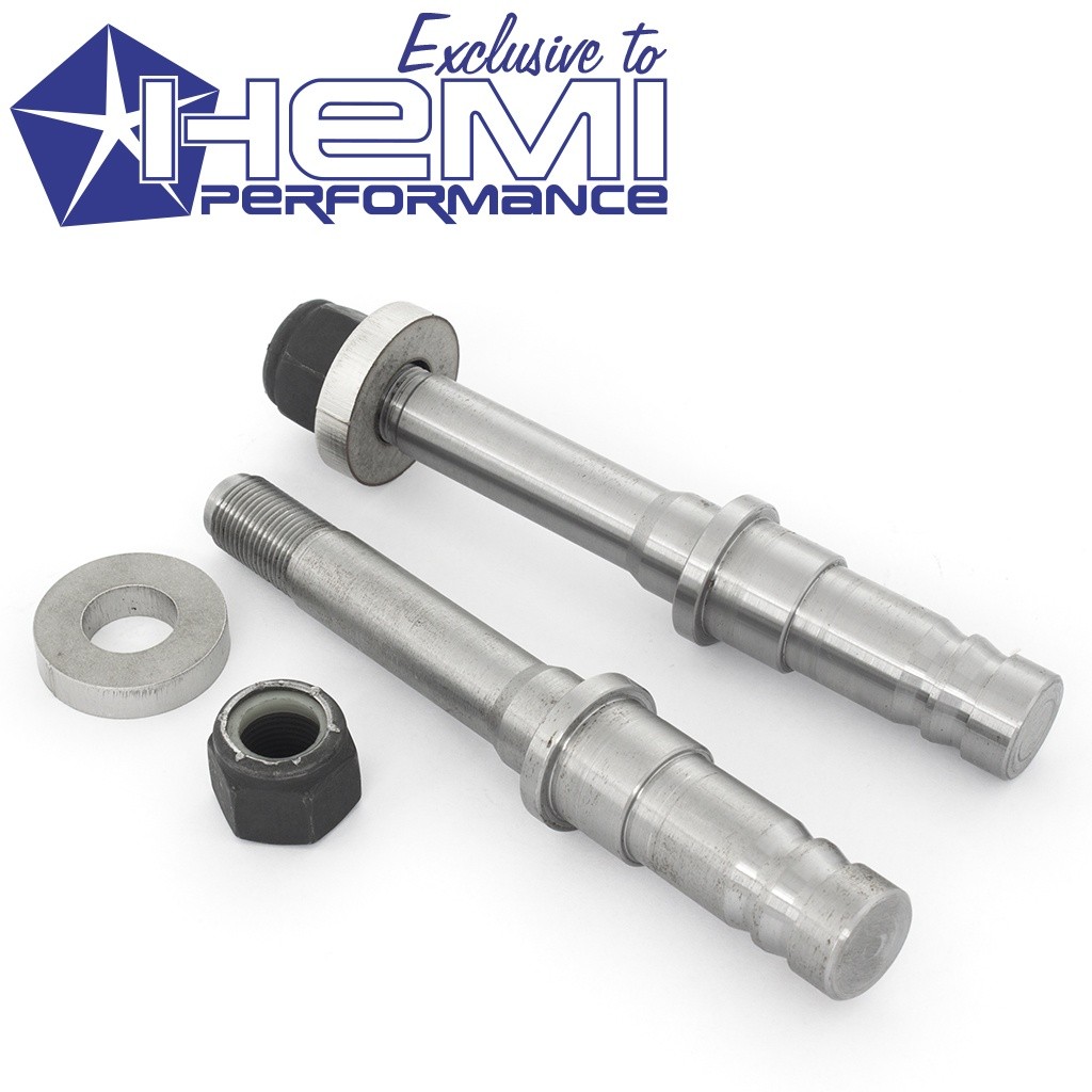 New Steel Lower Control Arm Pin Set (Includes Washers, and Nyloc Nuts)