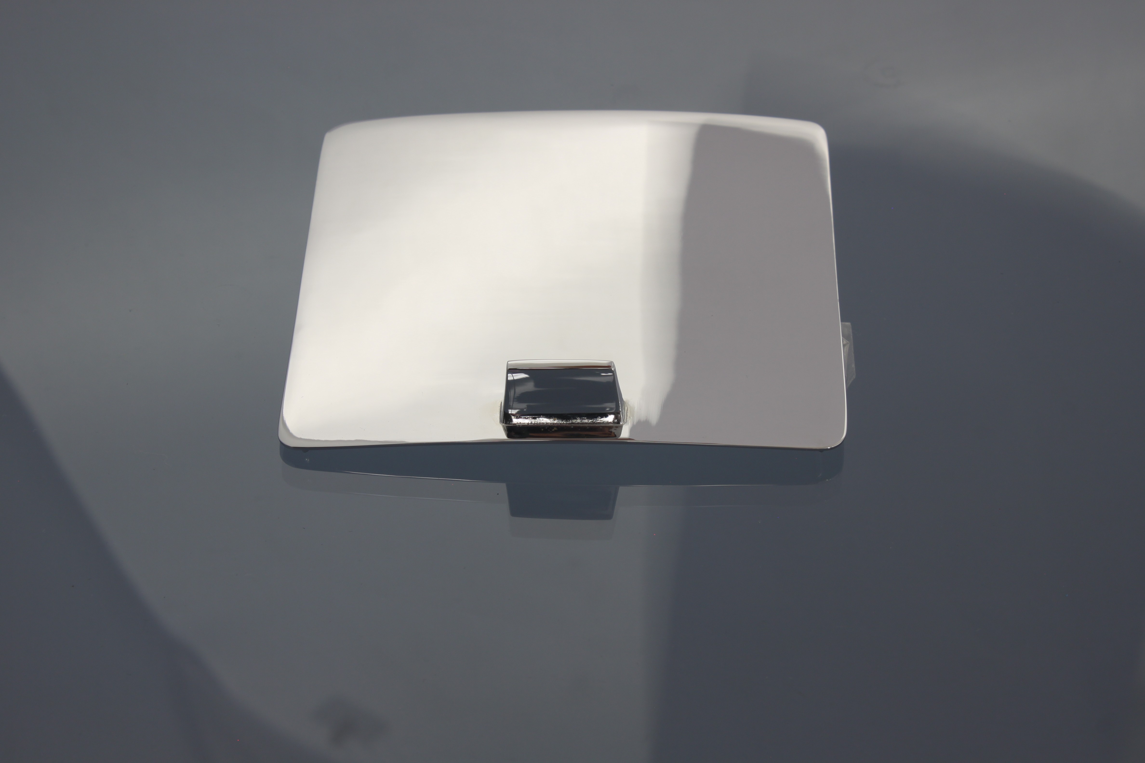 Console Ash Tray Lid : Chrome : Suit VC/VE & VF Auto Floor Shifter (Coffin Head)