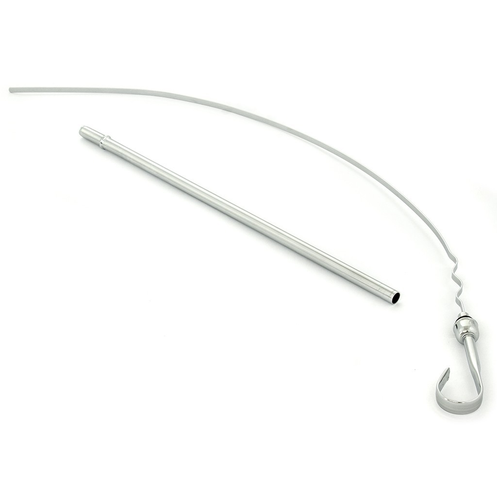Engine Oil Dipstick & Tube Assembly, Chrome suit Small Block Oil