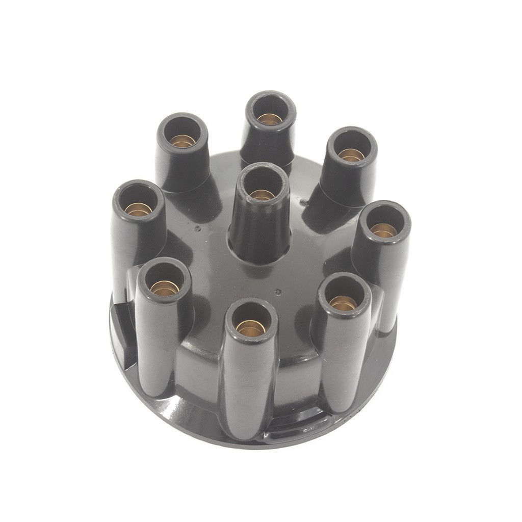 Small Block HPI Distributor Cap (black, female - lug in-line with clamp)