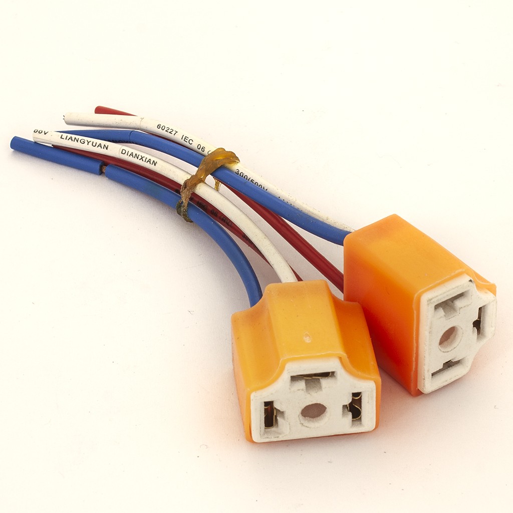 High Temperature Ceramic High/Low H4 Wiring Loom