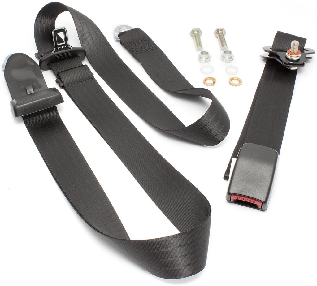 Lap-Sash Seat Belt : suit bench seats (webbed adjustable) - 2.6m (long)