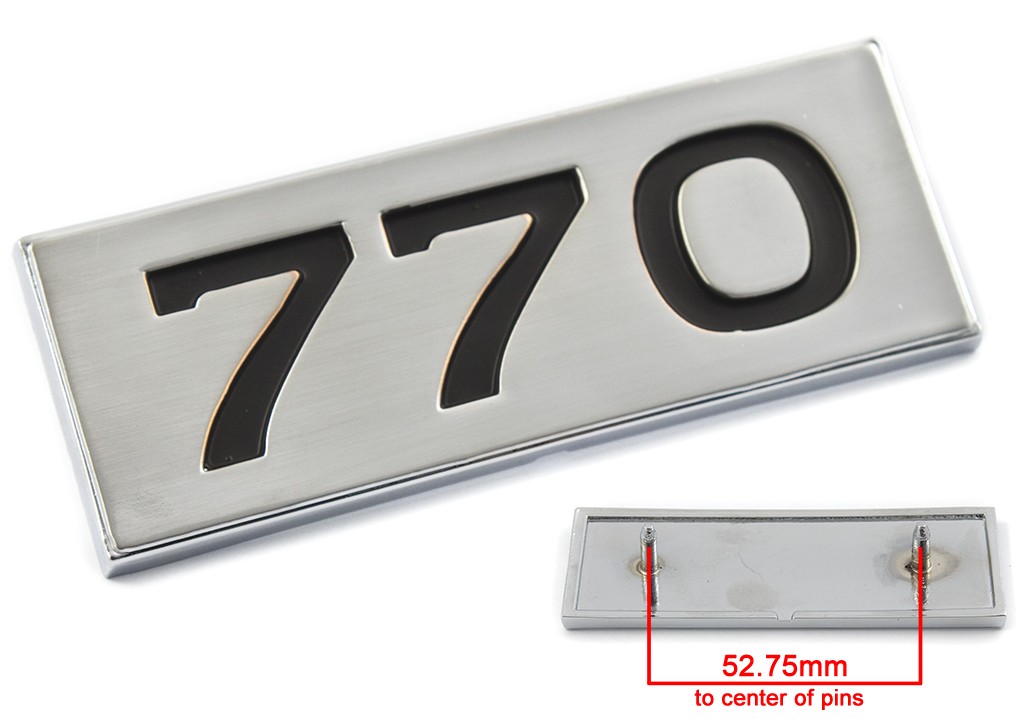 Reproduction "770" Badge : suit VF/VG