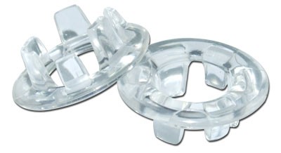 Door Lock Button Ferrule Set : suit VF/VG Hardtop (Clear)