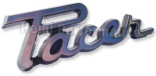 Reproduction "Pacer" Dash Badge : suit VF/VG