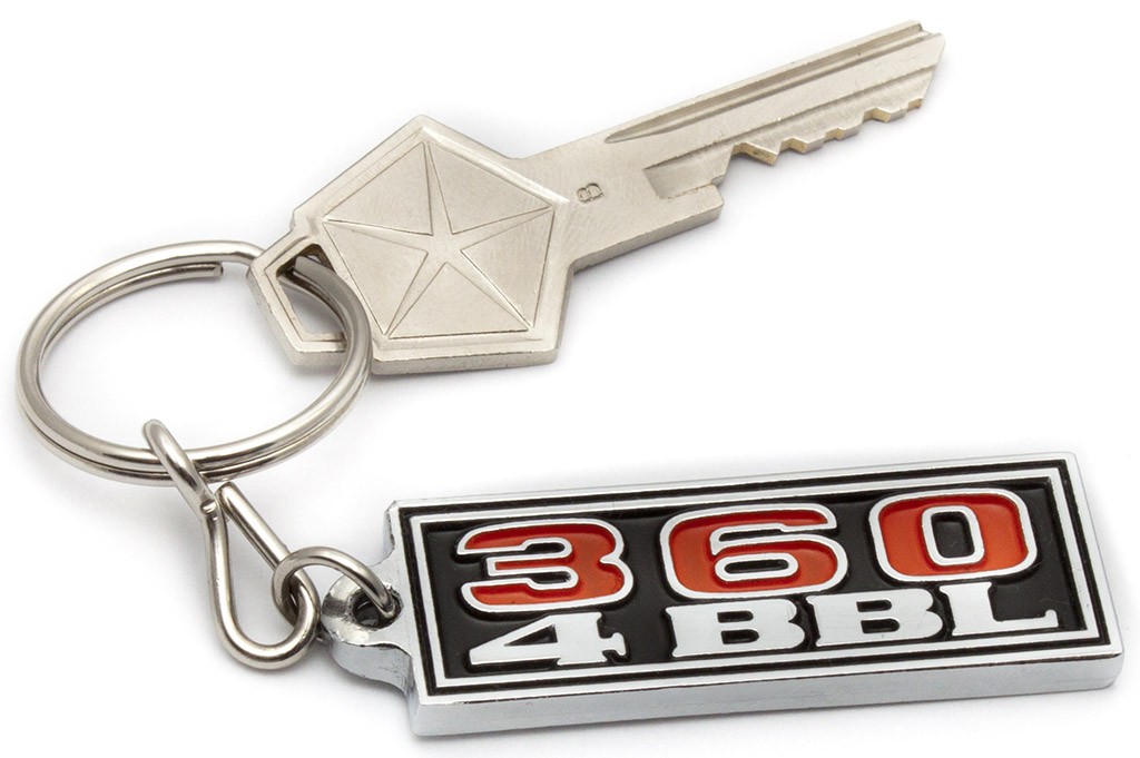 "360 4BBL" Badge Key Tag