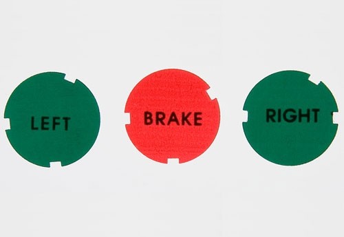 Rallye Dash Instrumentation Indicator Lens Set : 1970-74 E-Body & 1971-74 B-Body