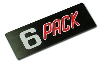 Custom '6-Pack' Novelty Decal