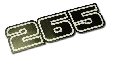 Custom '265' Decal