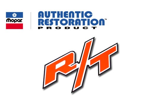 "R/T" Front Guard & Beaver Panel Decal (small) : suit Charger