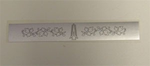 Interior Nameplate Insert Decal : "Chrysler by Chrysler" (Overlay only)