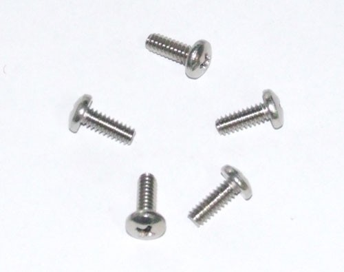 Stainless Steel Body Screw Set (5x) : 3/16'' X 1/2'' Bsw Panhead