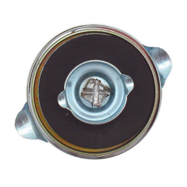 Chrome Oil Cap Twistlock Sealed Plain FLAT Breather Cap