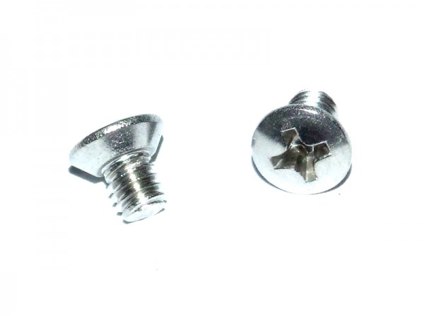 Stainless-Steel Countersunk Machine Screw Set (2x) : #8 X 1/4'' Radiused