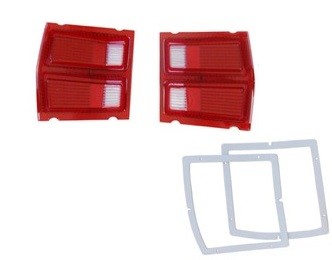 Tail Light Lens & Seal Set : suit 1969 Dodge Dart  (also fit VF/VG Hardtop)