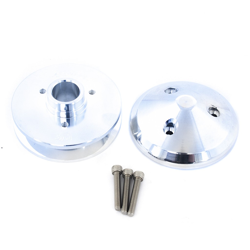 Alternator Pulley (Single V-Belt) : USA Made Billet Alloy : suit Small Block & Big Block
