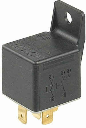 Bosch Universal Five-Pin Continuous Duty Relay : 12v 30amp 5-pin