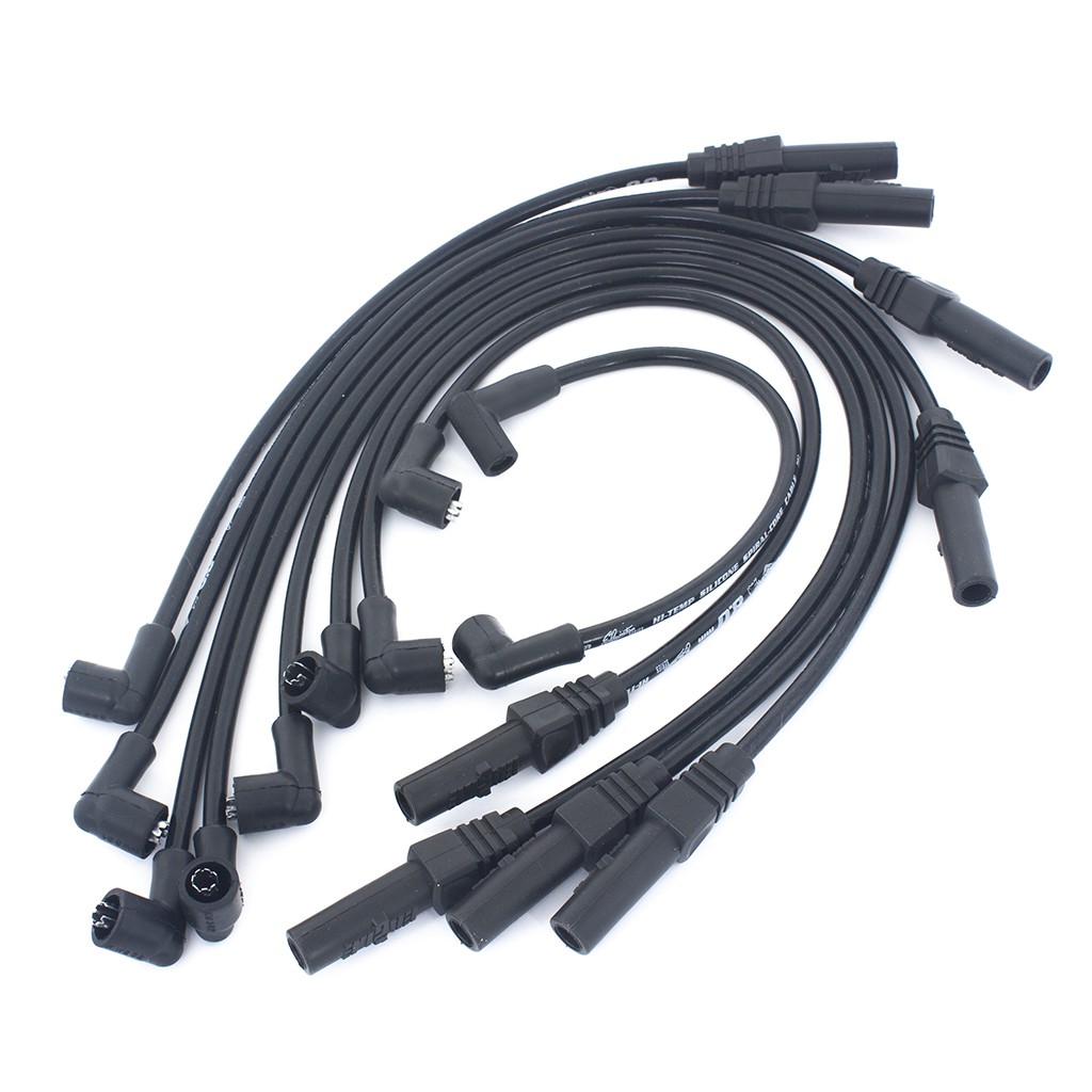 "Classic Black" Spark Plug Lead Set, Eagle 8.0mm Eliminator "Low