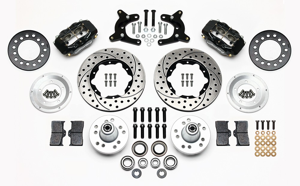 Wilwood Dyna-lite Pro 11'' 4-piston Disc Brake Conversion : suit 1965-1972 Mopar A-Body (9-inch drums)