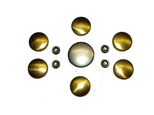 Cylinder-block Brass Welch Plug Kit : Suit Big-block Chrysler Dodge