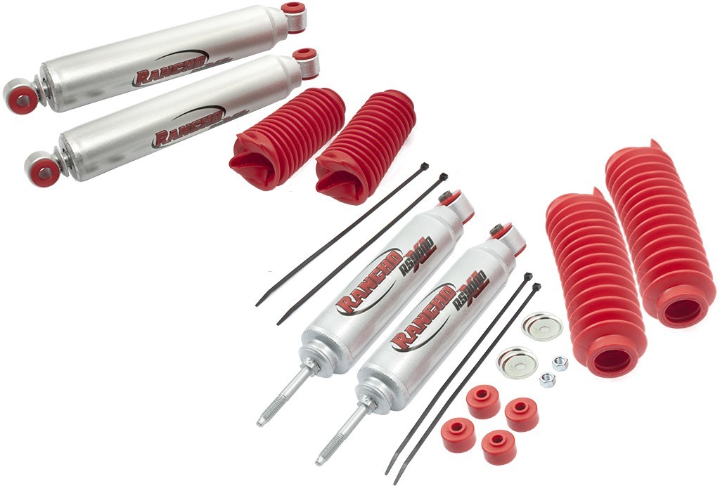 Rancho RS9000XL Shock Absorber Set (2 front and 2 rear) FITS Chrysler Valiant AP5/AP6/VC/VE/VF/VG/VH/VJ/VK/CL/CM