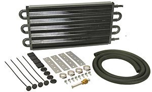 Derale Automatic Transmission Oil Cooler Kit : Medium Rectangular