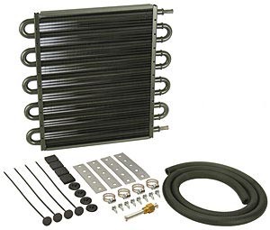 Derale Automatic Transmission Oil Cooler Kit : Large Square