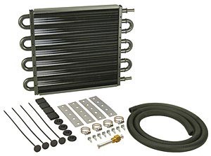 Derale Automatic Transmission Oil Cooler Kit : Medium Square