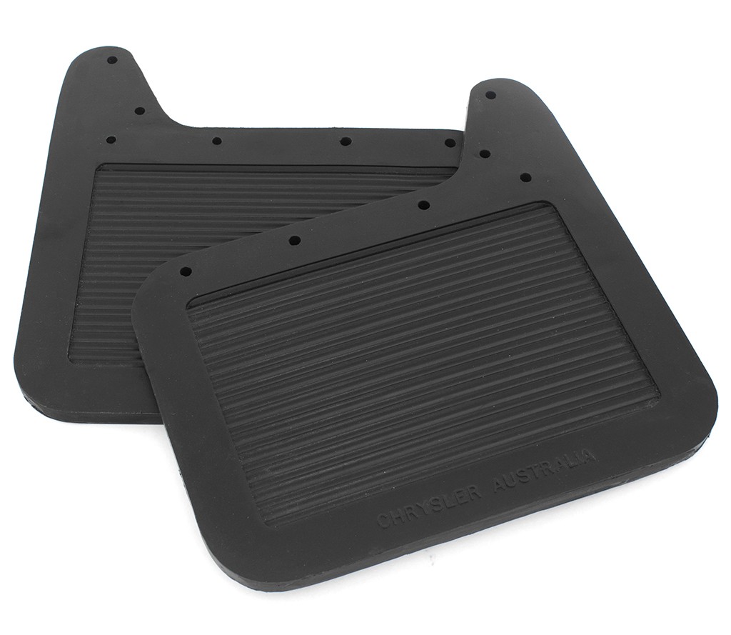 Reproduction "Chrysler Australia" Rear Mud Flap Set : suit VH/VJ/VK/CL/CM