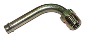 Fuel Line Fitting 90-deg Elbow : Holley / Edelbrock Carburettors with 3/8" inlet