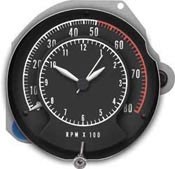 Rallye Dash 'Tic Toc Tac' Gauge : 1968-70 B-body