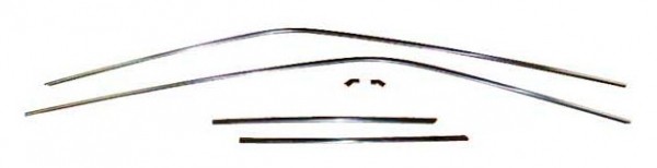 Roof Drip-rail Molding Set : VF/VG Hardtop