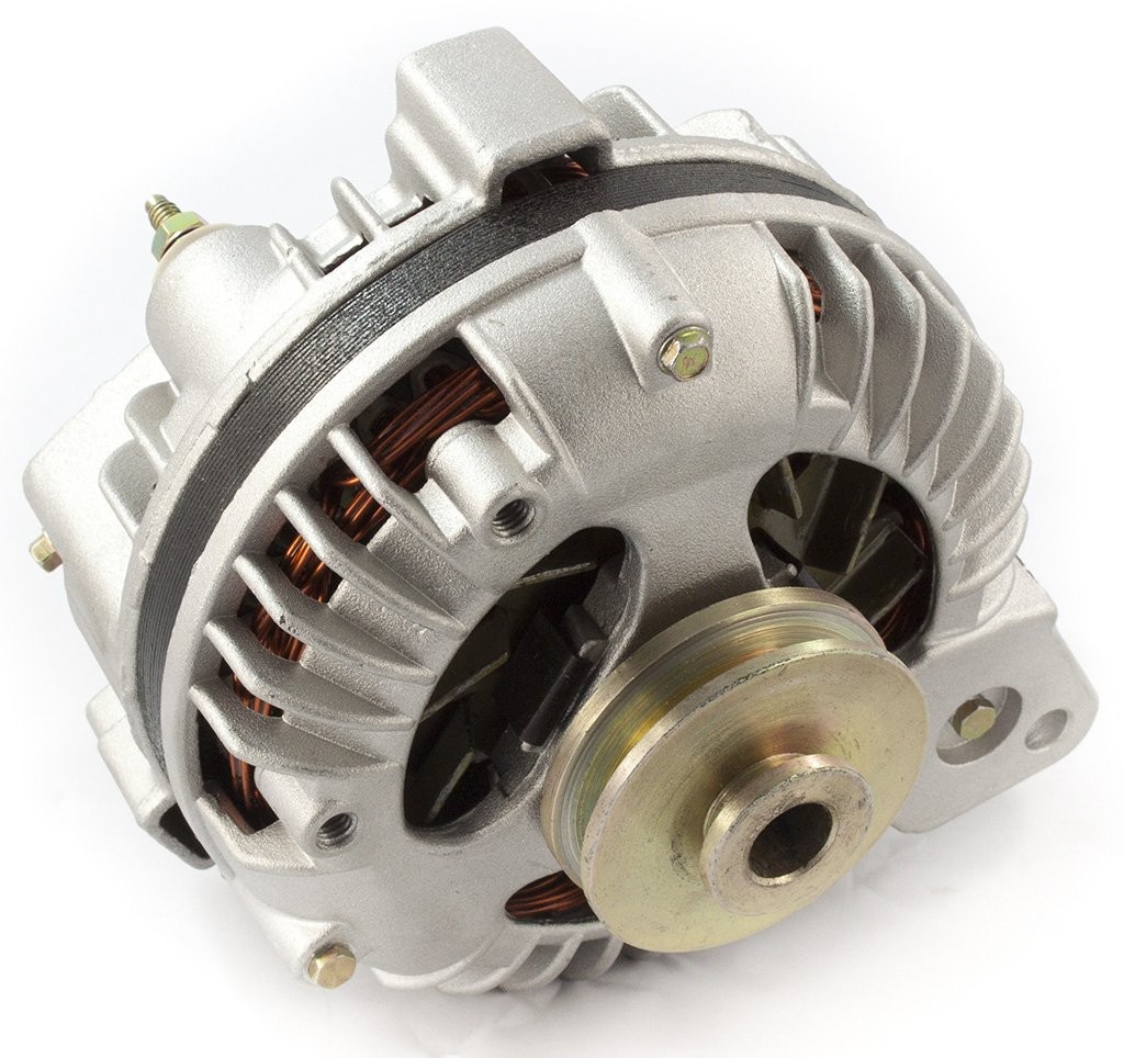 Remanufactured Birdcage Alternator : 60AMP : Single Pulley : Single Field : 2 Point Mount : fits most 1960 -1969 Chrysler Dodge Plymouth