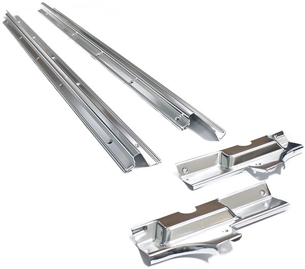 Reproduction As Per Genuine Alloy Door Entry Scuff Plate Set : suit all Charger models