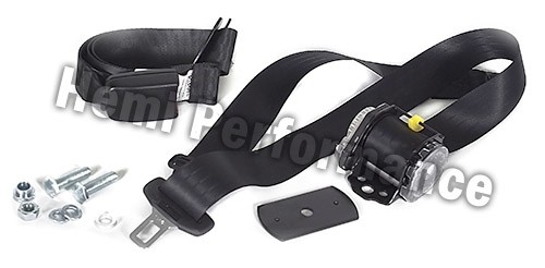 Rear Retractable Seat Belt (under parcel shelf)