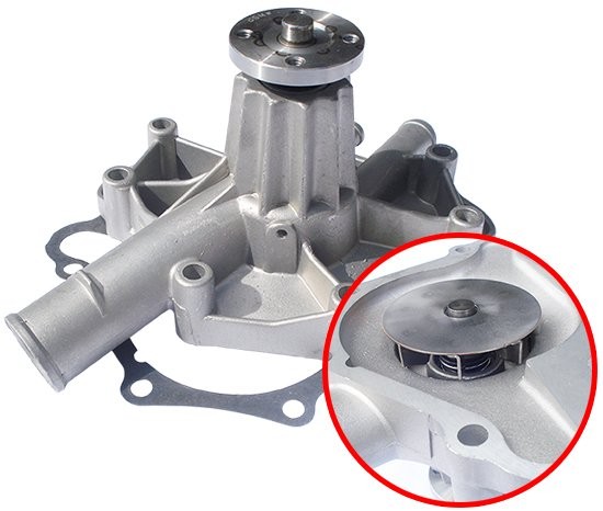 Alloy Water Pump High Volume Enclosed Impeller Type Suit Small Block 273 318 340 360 408 Hemi Performance