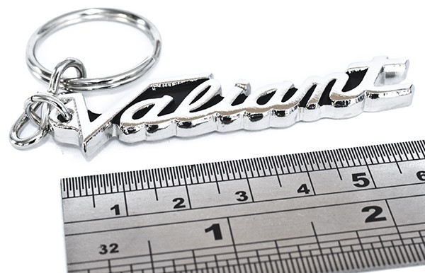 "Valiant" Badge Key Tag
