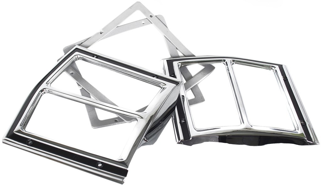 Tail Light Bezel Set : suit 1969 Dodge Dart (also retrofit VF/VG Hardtop)