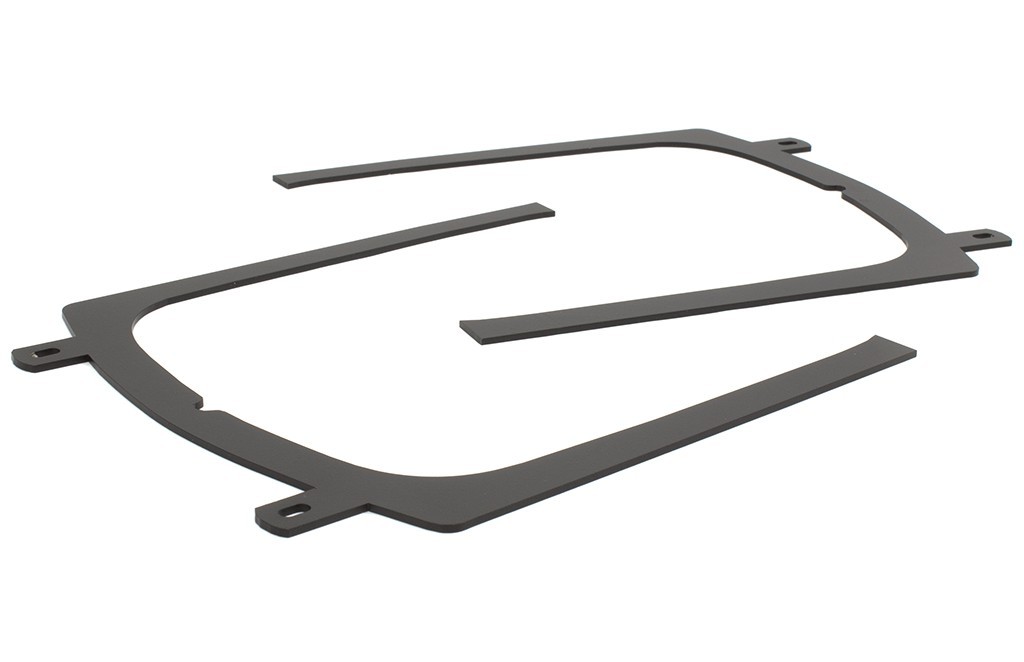 Headlamp Surround (Grill Extension Panel) : suit VH rectangle headlights (Finish: Textured Black)