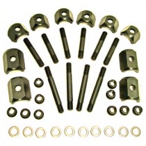 Hughes Engines Heavy Duty Billet Rocker Gear Retaining Set : Big-block