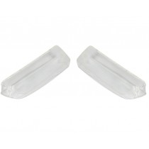 PAIR of Front Indicator Lens : Clear : Left &  Right : suit CJ/CK Chrysler by Chrysler & KB KC Centura