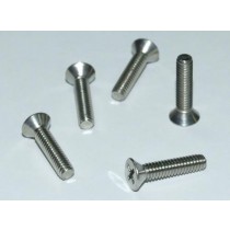 Stainless-steel Countersunk Machine Screw Set : Flat