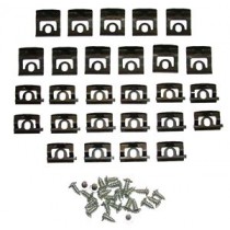 Windscreen Reveal Molding Clip Set : 1968-70 B-body (front) Dodge and Plymouth